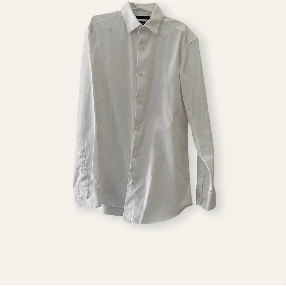 Marc New York Boys Skinny White Dress Shirt
